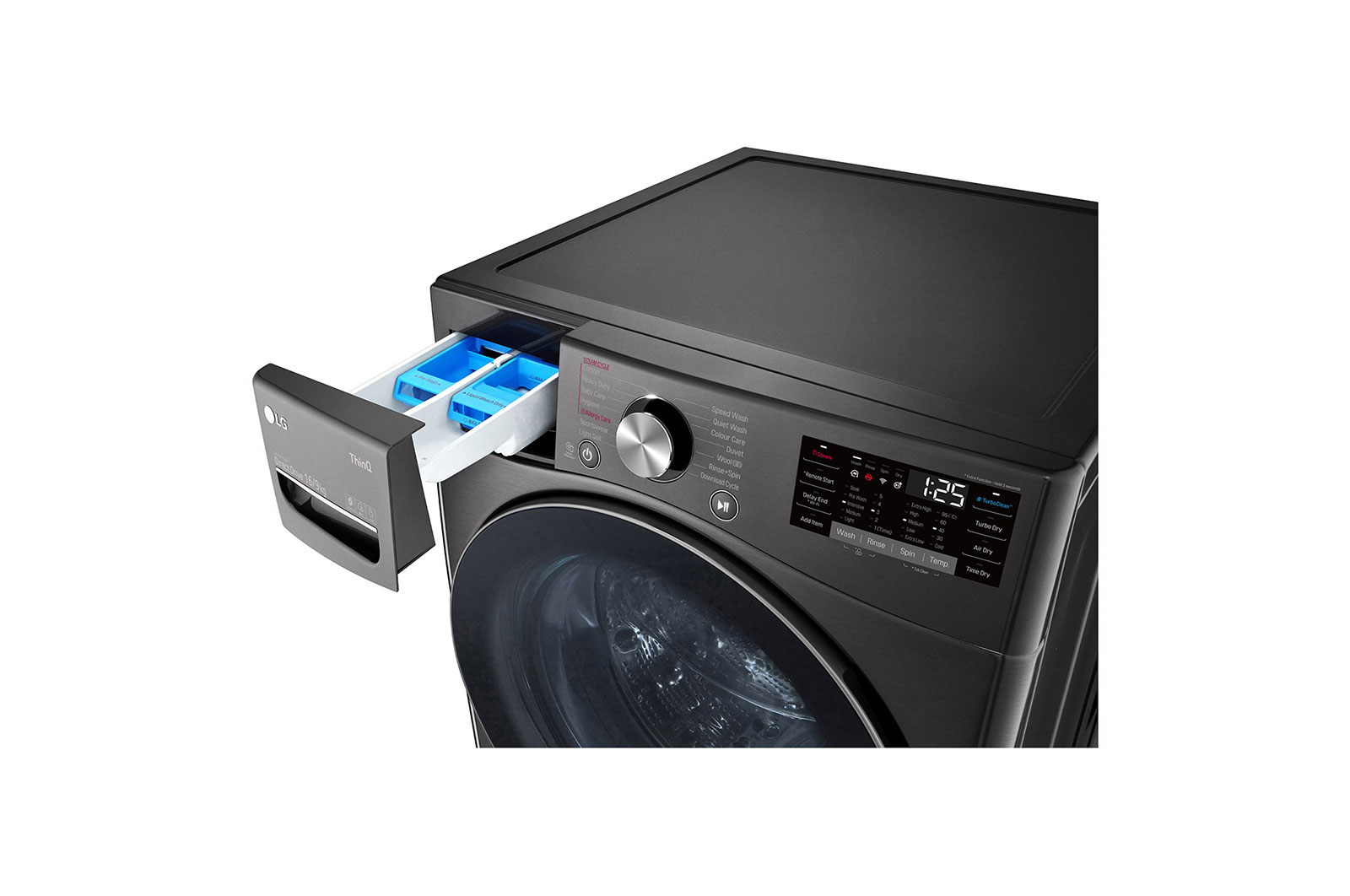 LG 19.5kg Total Washing Load TWINWash® System including LG MiniWasher, WXLC-1116B-WTP357B