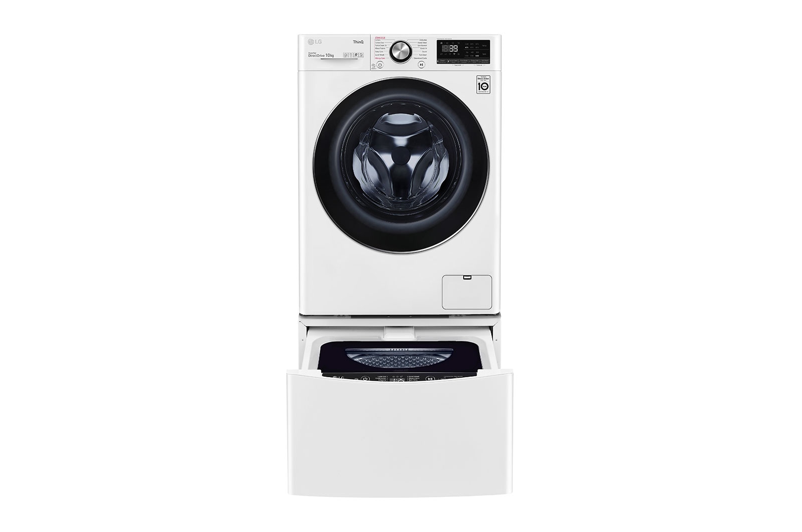 LG 12kg Total Washing Load TWINWash® System including LG MiniWasher, WV9-1410W-WTP20WY