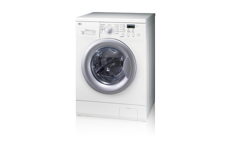 Front view of 7.5kg Direct Drive Front Loader (WELS 4.5 Star, 64 Litres per wash) WD12020D