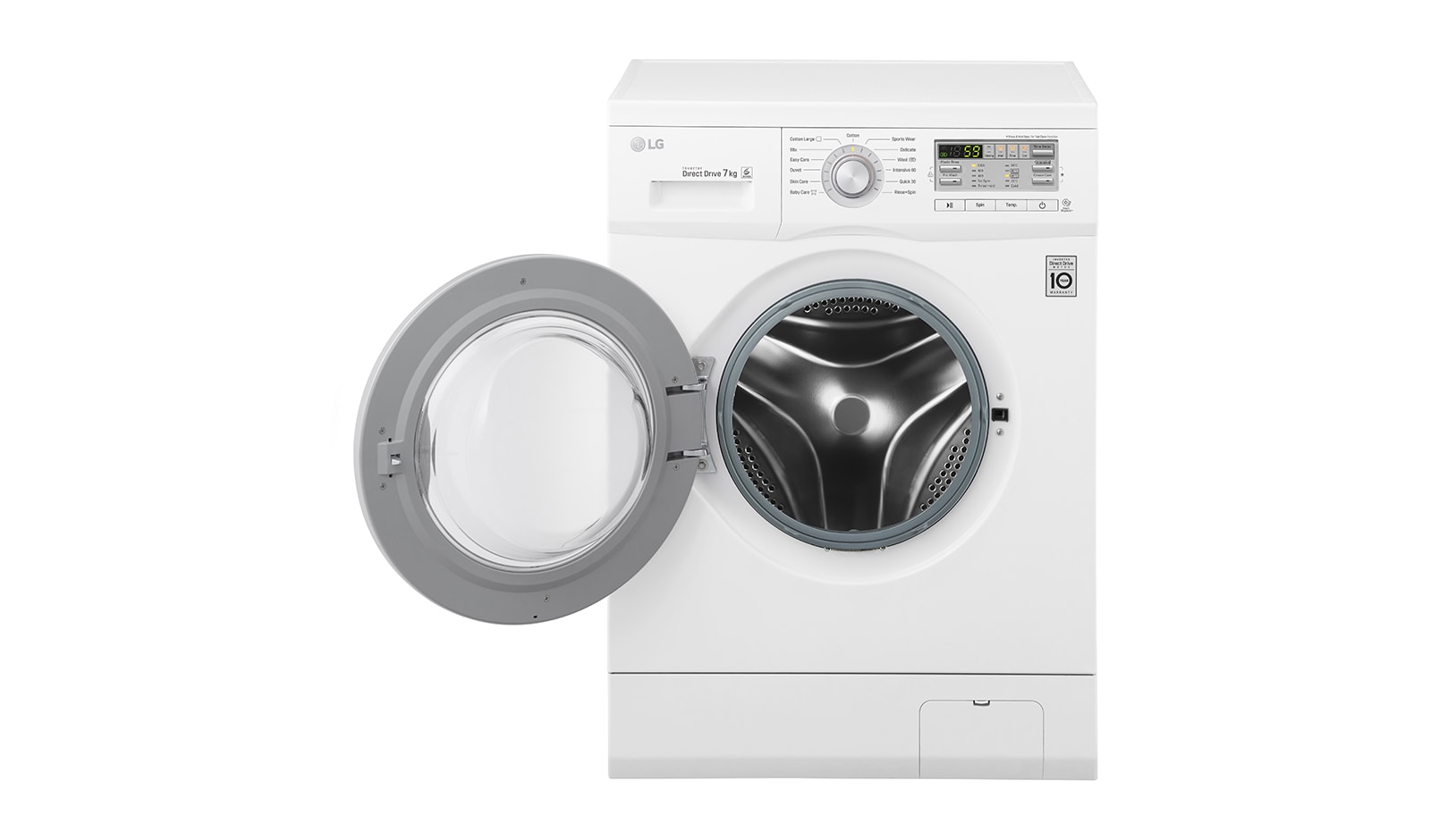 LG 7kg Direct Drive Front Loader Washing Machine, WD12021D6