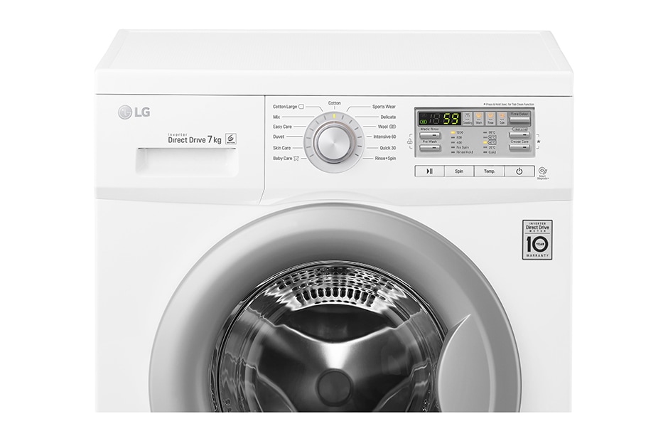 LG 7kg Direct Drive Front Loader Washing Machine, WD12021D6