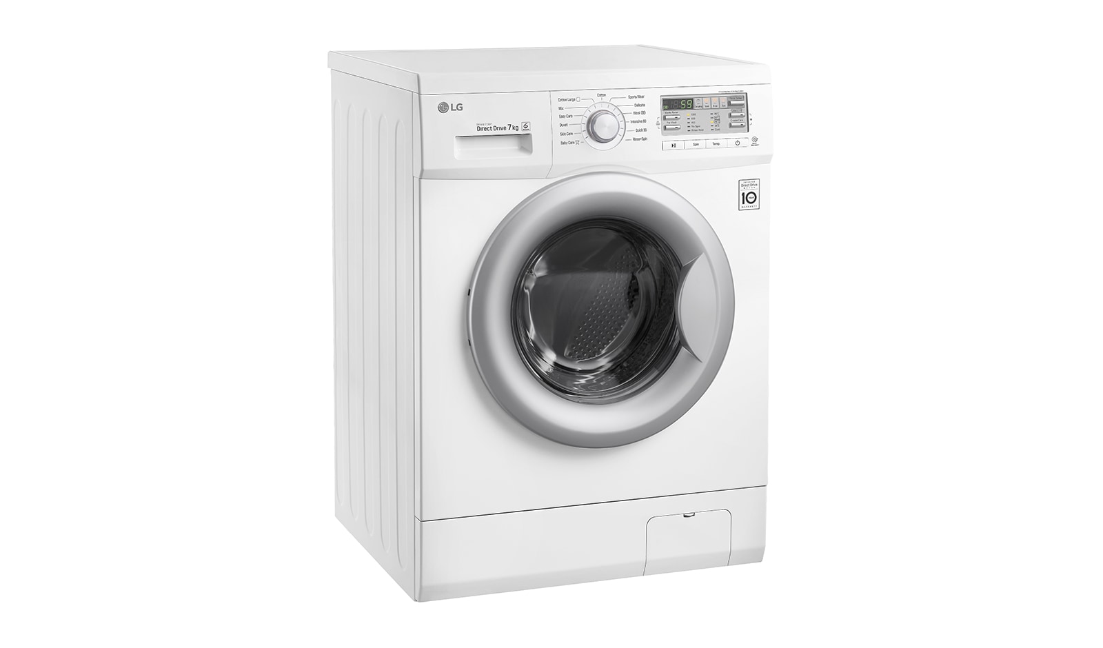 LG 7kg Direct Drive Front Loader Washing Machine, WD12021D6