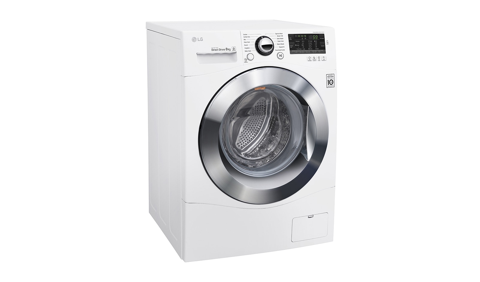 LG 8kg 6 Motion Direct Drive Front Load Washer, WD14024D6