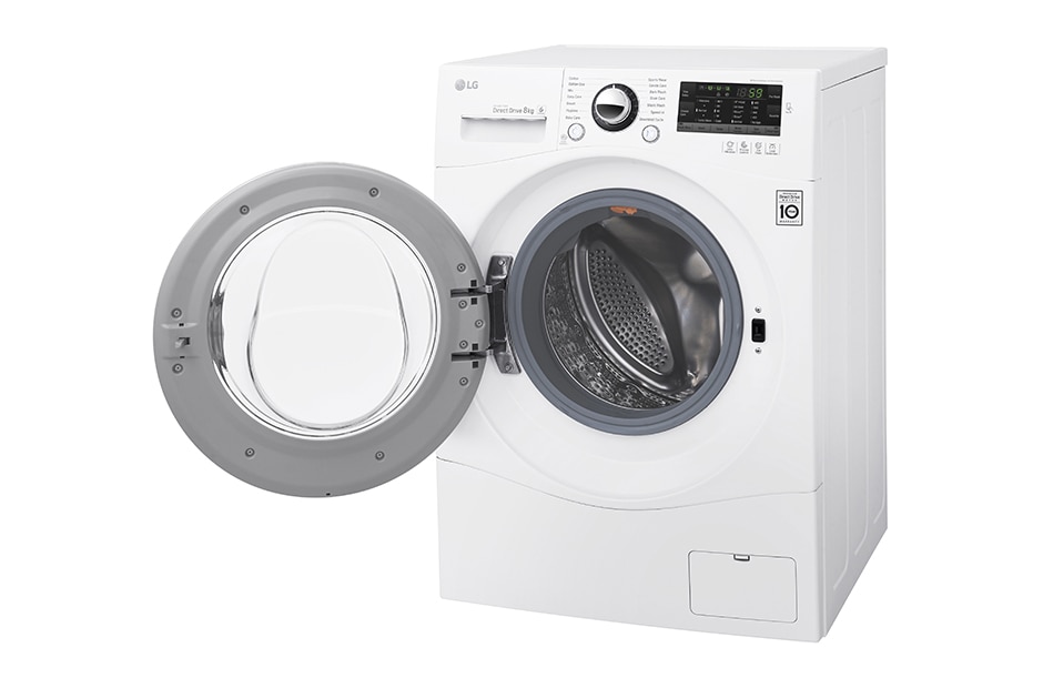 LG 8kg 6 Motion Direct Drive Front Load Washer, WD14024D6