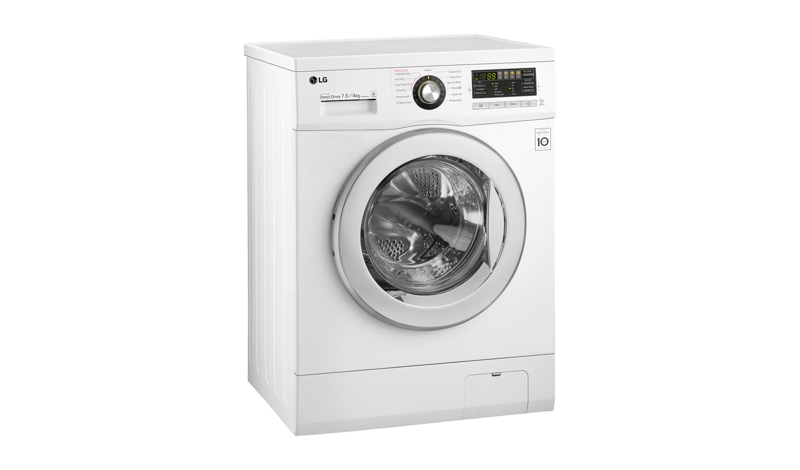 LG 7.5kg/4kg Front Load Washer Dryer Combo, WD1402CRD6