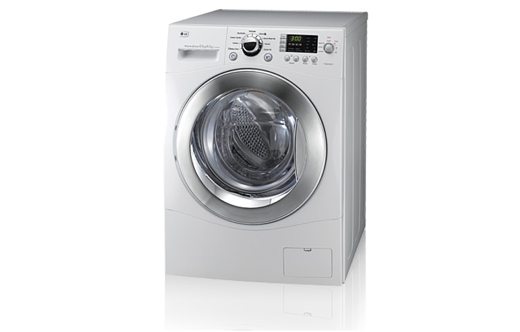 Front view of 8.5/4.5kg Combined Washer/Dryer with 10 Year Direct Drive Motor Warranty (WELS 4.5 Star, 73 Litres per wash) WD14030RD
