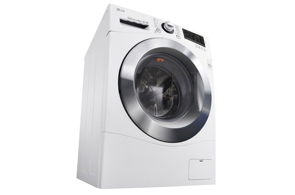 8kg Front Loader Washing Machine with TurboClean 6 Motion Direct Drive WD1408NPW LG AU