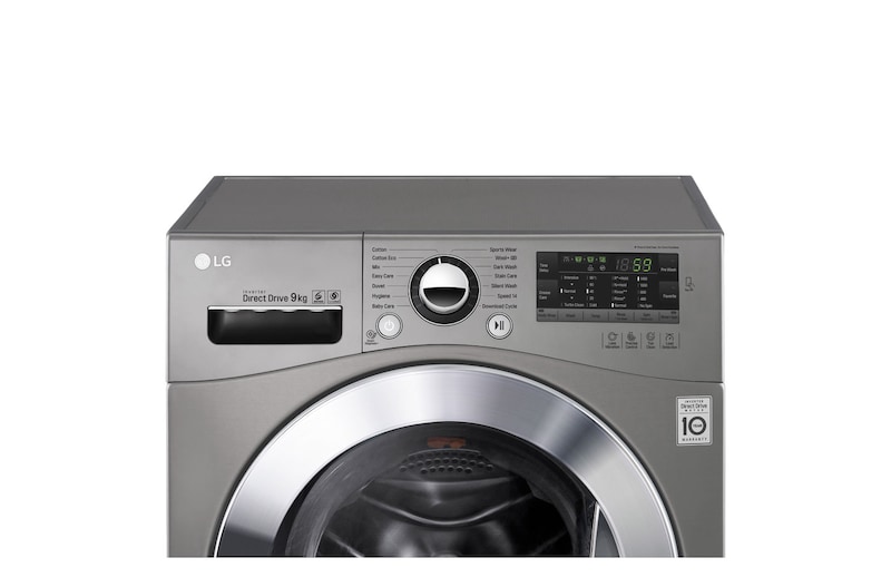 LG 9kg Front Loader Washing Machine with 6 Motion Direct Drive & TurboClean®, WD1409NPE