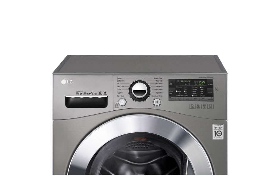 LG 9kg Front Loader Washing Machine with 6 Motion Direct Drive & TurboClean®, WD1409NPE