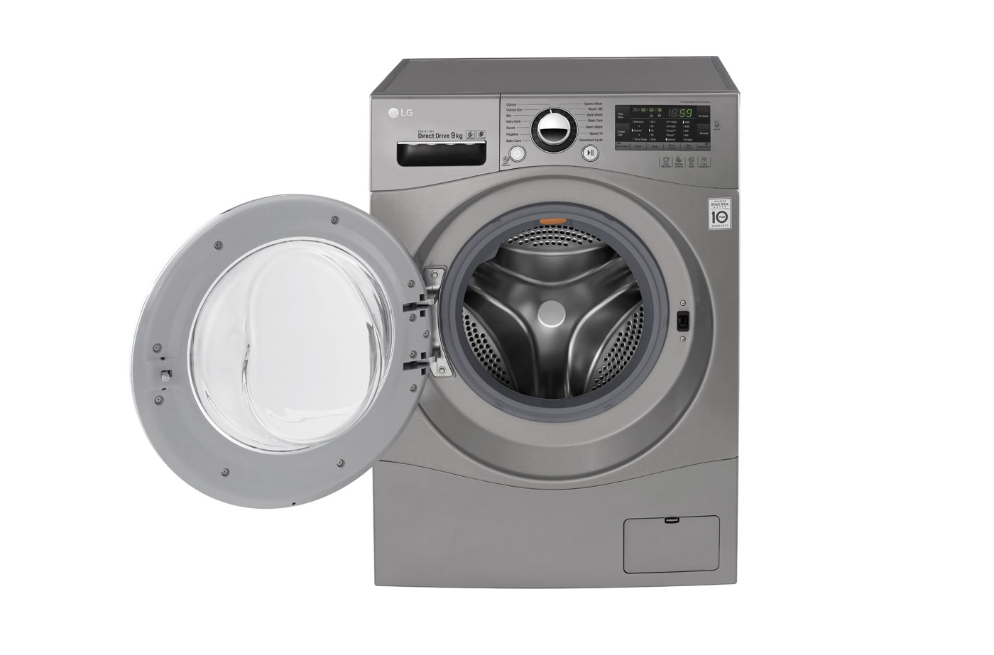 LG 9kg Front Loader Washing Machine with 6 Motion Direct Drive & TurboClean®, WD1409NPE