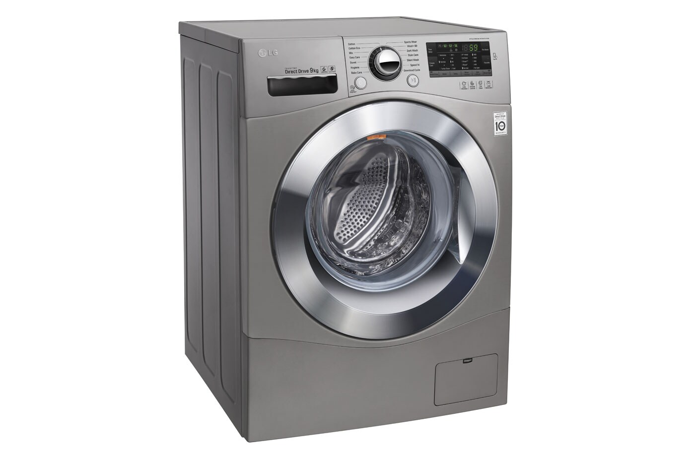 LG 9kg Front Loader Washing Machine with 6 Motion Direct Drive & TurboClean®, WD1409NPE