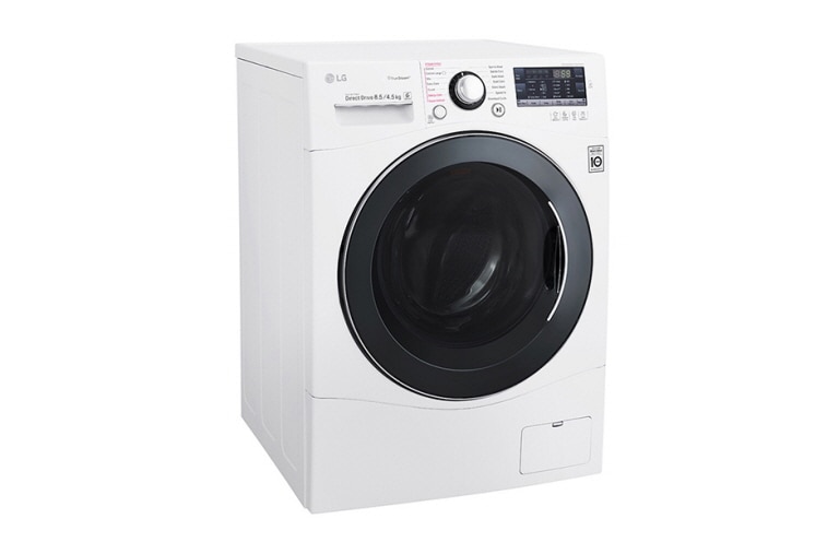 LG 8.5 / 4.5kg Direct Drive TrueSteam™ Front Load Washer / Dryer, WD14130FD6