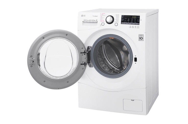 LG 8.5 / 4.5kg Direct Drive TrueSteam™ Front Load Washer / Dryer, WD14130FD6