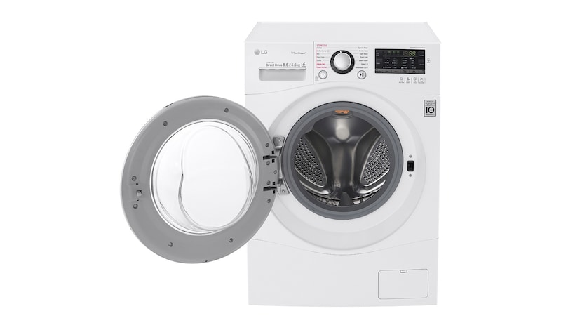 LG 8.5 / 4.5kg Direct Drive TrueSteam™ Front Load Washer / Dryer, WD14130FD6