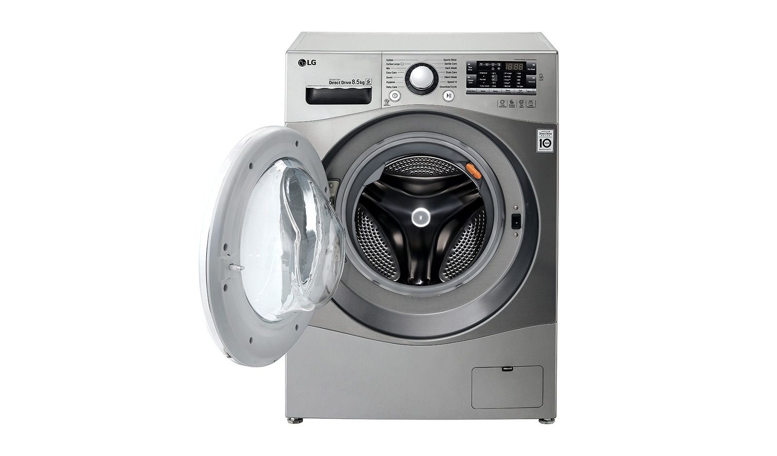 Lg 8.5 kg front loader washing machine discount