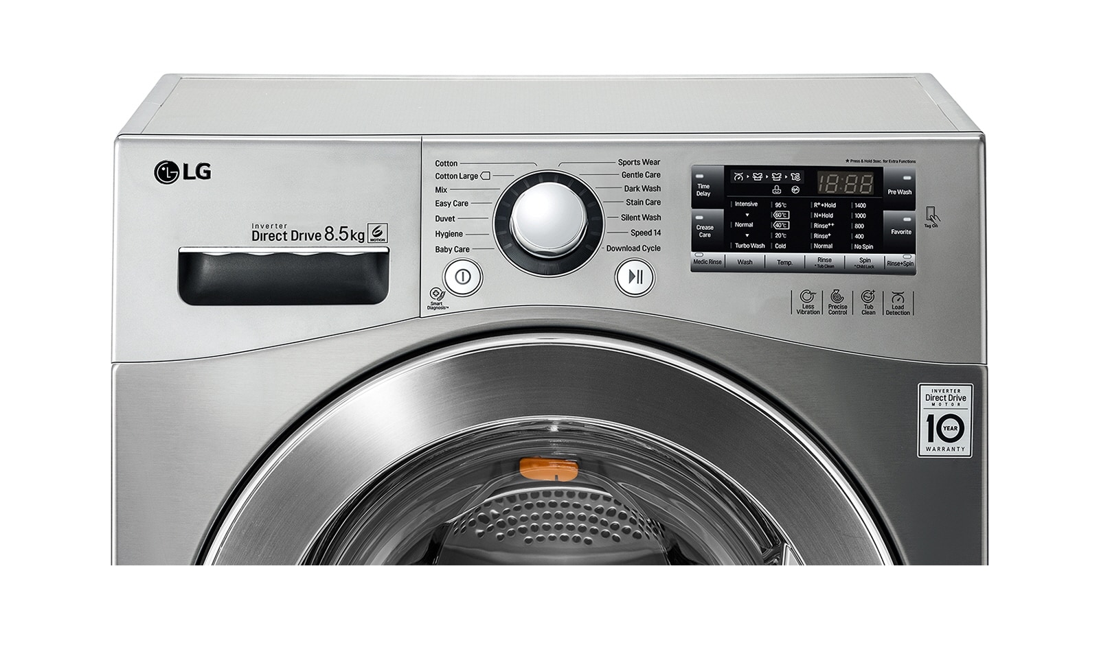 Lg 8.5 kg washing machine front load hot sale