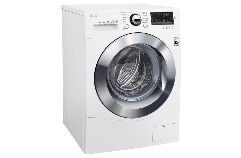 LG 7.5kg Front Loader Washing Machine with TurboClean® & 6 Motion Direct Drive, WD1475NPW