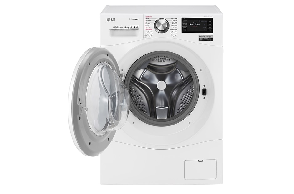 LG 11kg Centum™ Front Load Washer with Inverter Direct Drive Motor, WD1611SMW2