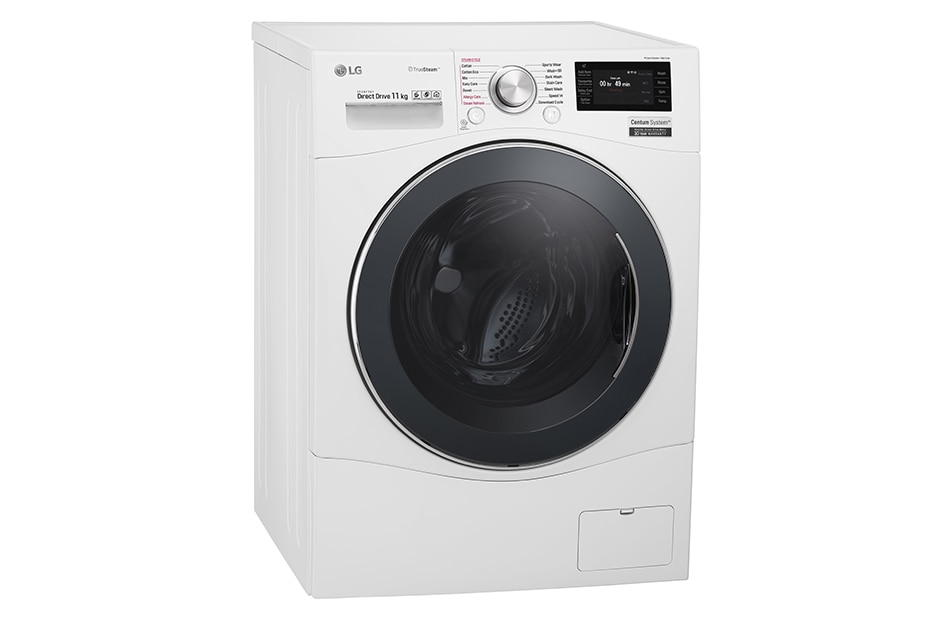 LG 11kg Centum™ Front Load Washer with Inverter Direct Drive Motor, WD1611SMW2
