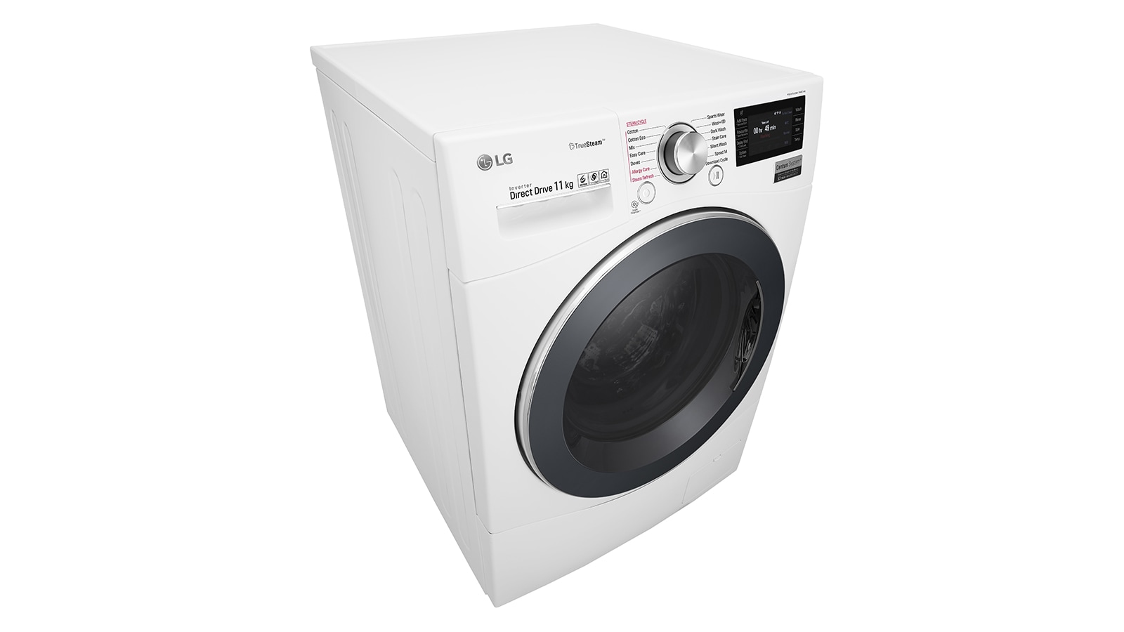 LG 11kg Centum™ Front Load Washer with Inverter Direct Drive Motor, WD1611SMW2