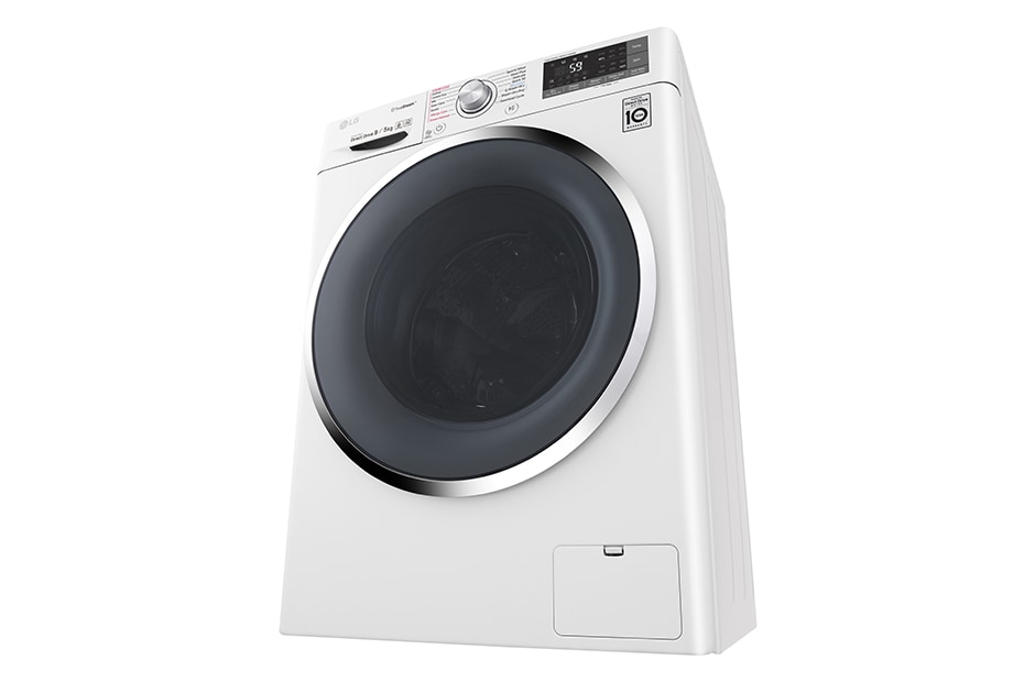 LG 9kg/5kg Front Load Washer Dryer Combo with True Steam®, WDC1409HCW