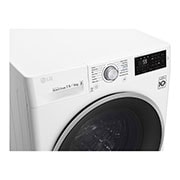 LG 7.5kg/4kg Front Loader Washer Dryer Combo with 6 Motion Direct Drive, WDC1475NCW