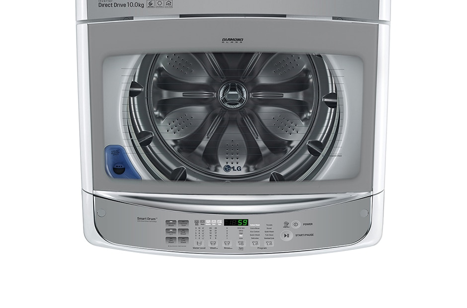 LG 10kg Top Load Washing Machine with 6 Motion Direct Drive & Smart THINQ™, WTG1030SF
