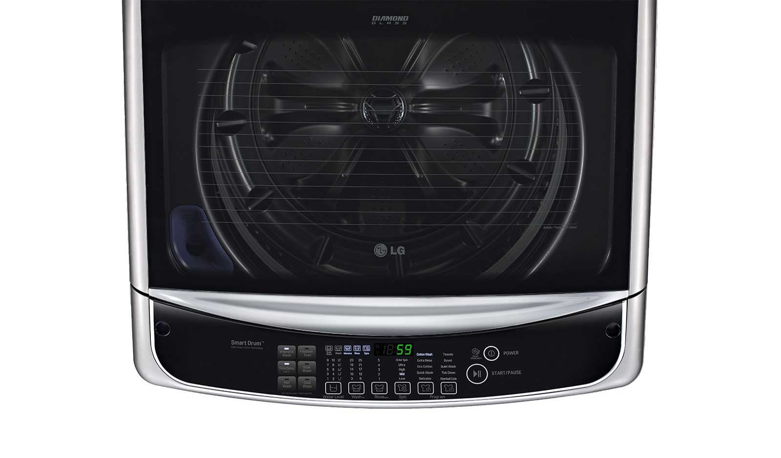 LG 10kg Top Load Washing Machine with 6 Motion Direct Drive & Smart THINQ™, WTG1032VF