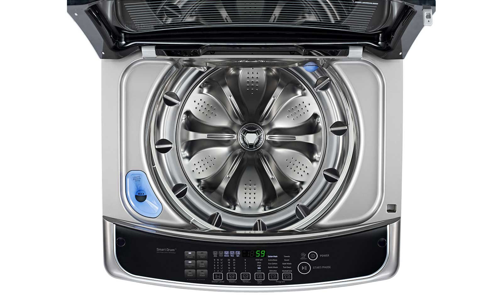 LG 10kg Top Load Washing Machine with 6 Motion Direct Drive & Smart THINQ™, WTG1032VF