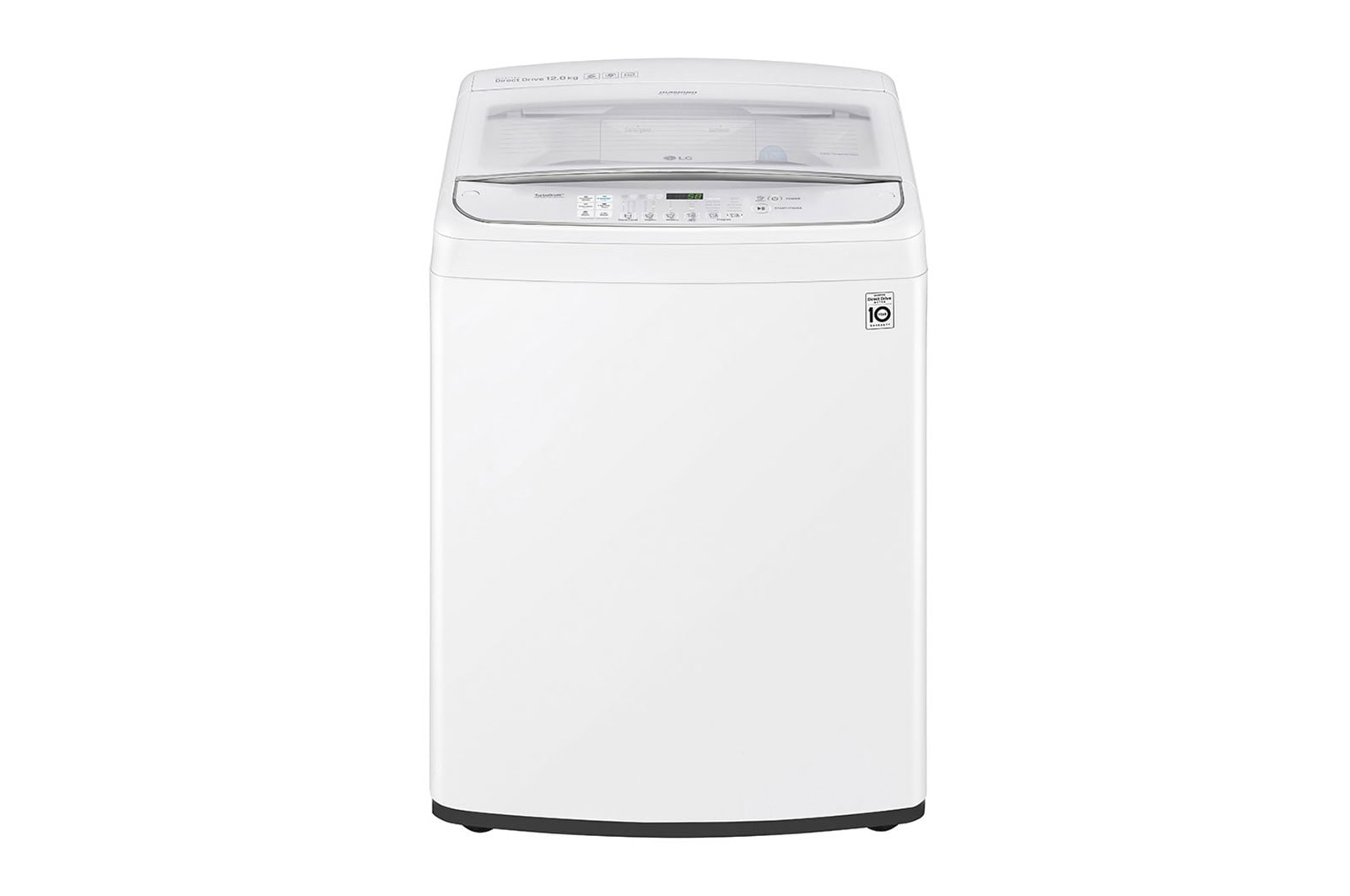 Front view of 12kg Top Load Washing Machine with TurboClean3D™ WTG1234WF