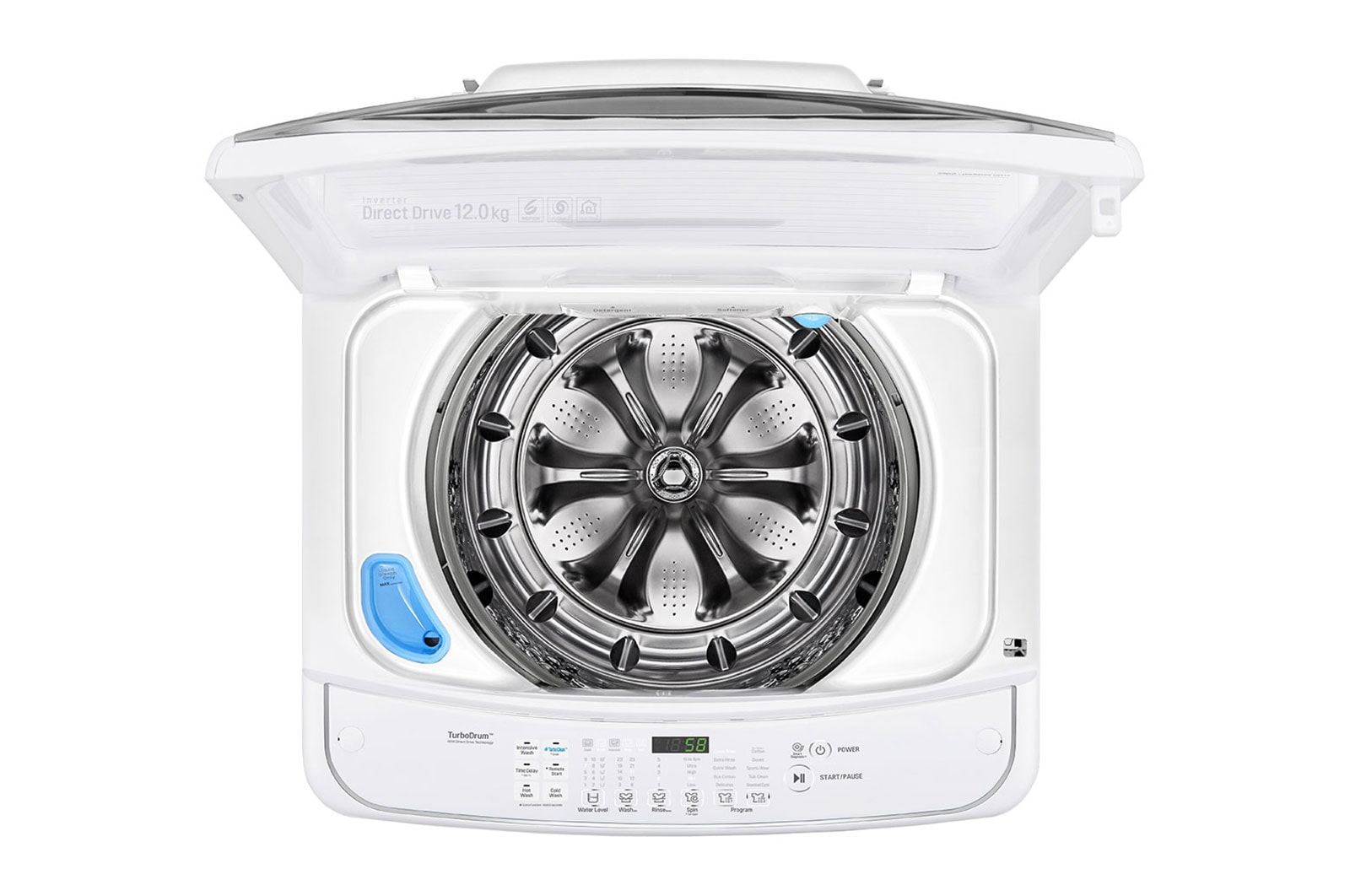 12kg Top Load Washing Machine with TurboClean3D WTG1234WF LG AU