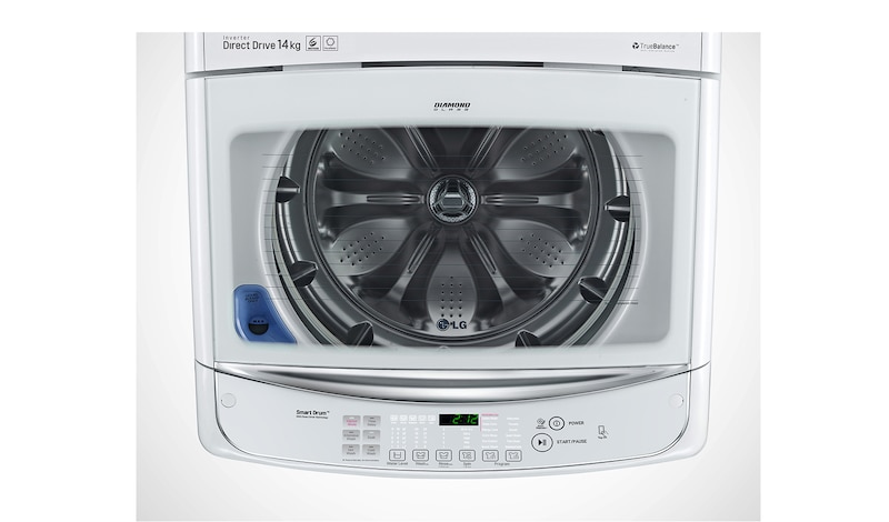 LG 14kg Top Load Washing Machine with 6 Motion Direct Drive, WTG1432WH