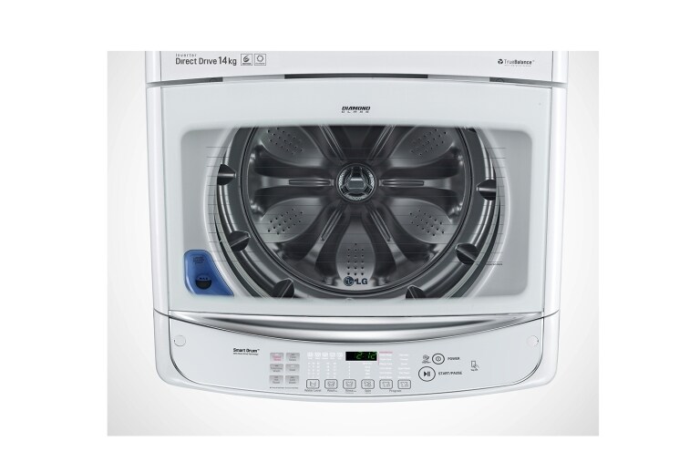 LG 14kg Top Load Washing Machine with 6 Motion Direct Drive, WTG1432WH