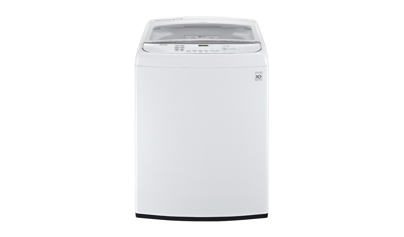 Front view of 14kg Top Load Washing Machine with 6 Motion Direct Drive WTG1432WHF