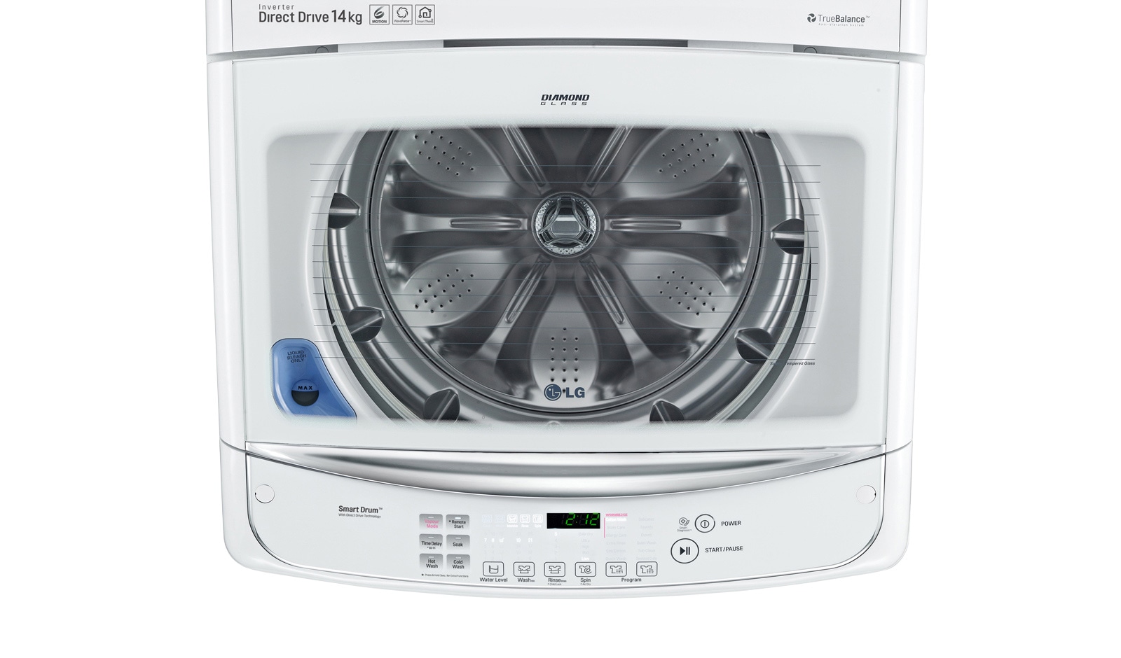LG 14kg Top Load Washing Machine with 6 Motion Direct Drive, WTG1432WHF