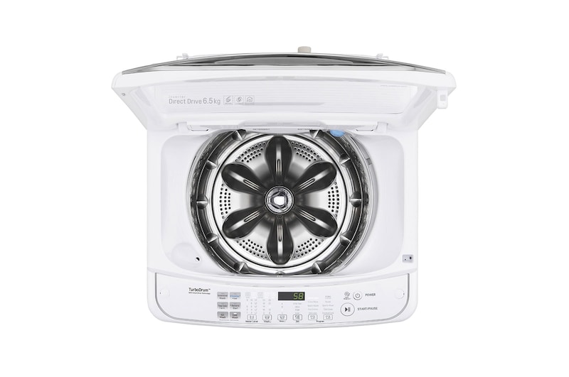 LG 6.5kg Top Load Washing Machine with TurboClean3D™, WTG6534W
