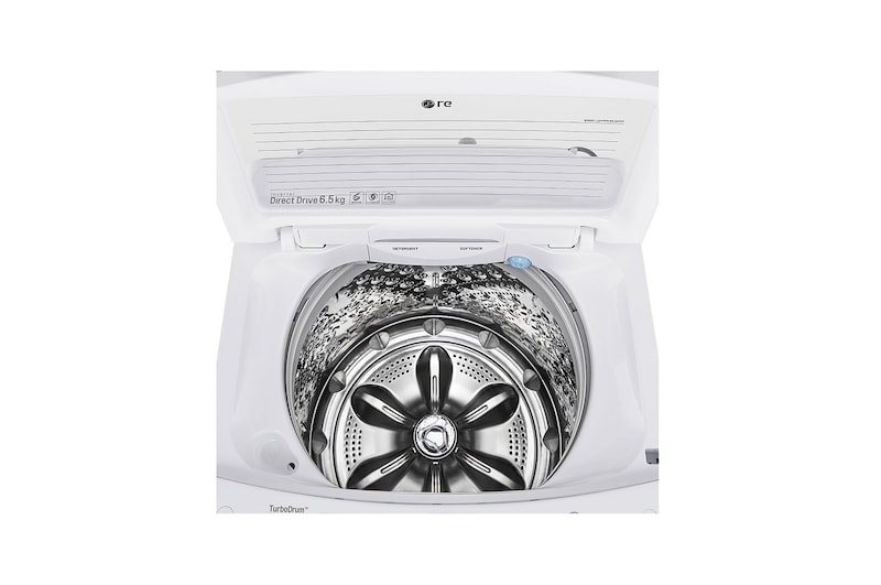 LG 6.5kg Top Load Washing Machine with TurboClean3D™, WTG6534W