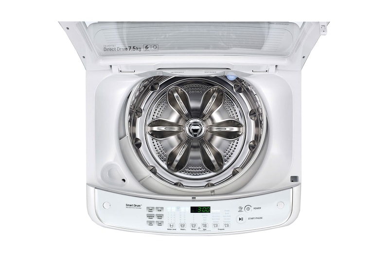 LG 7.5kg Top Load Washing Machine with 6 Motion Direct Drive, WTG7532W