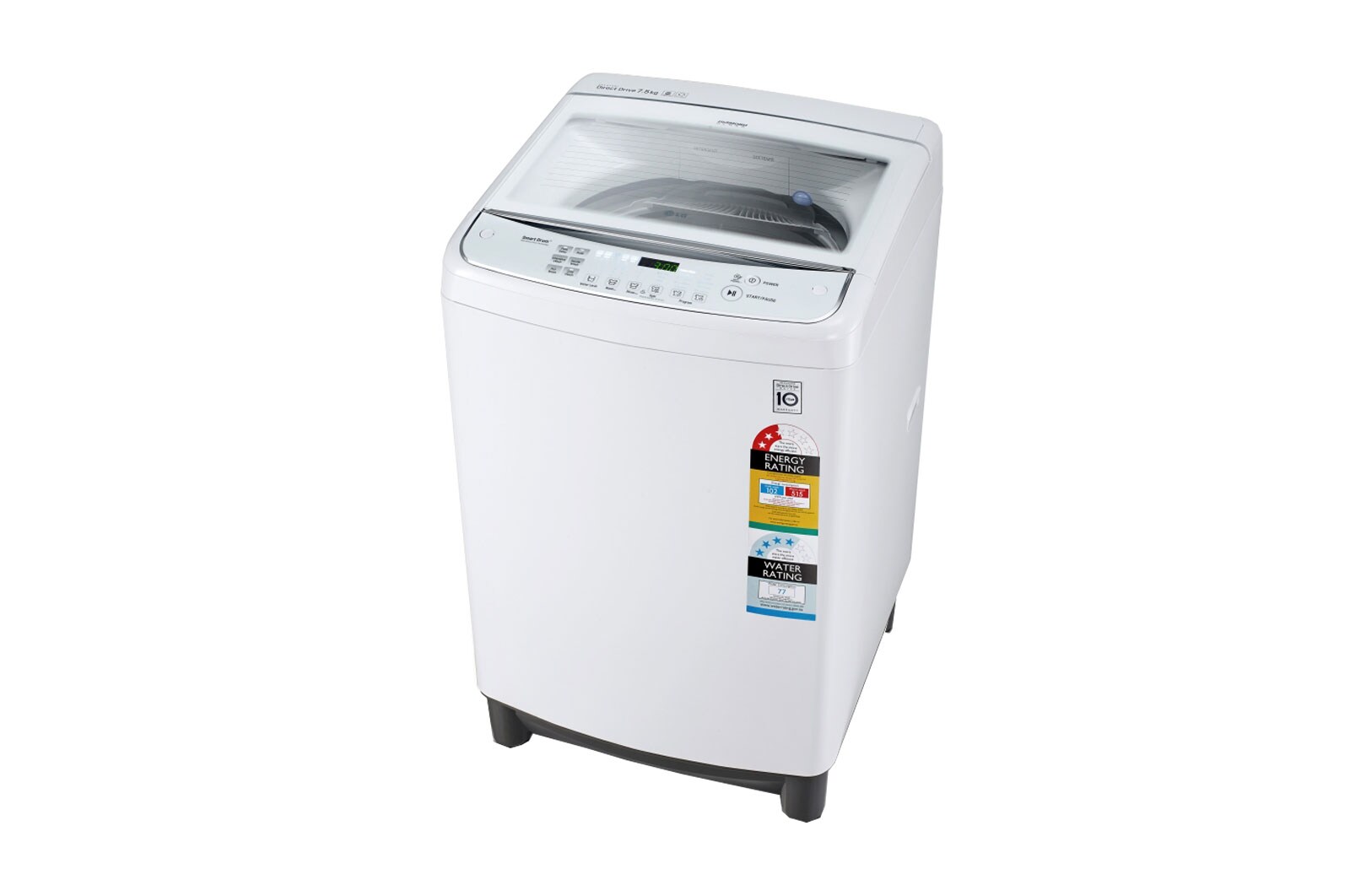 LG 7.5kg Top Load Washing Machine with 6 Motion Direct Drive, WTG7532W