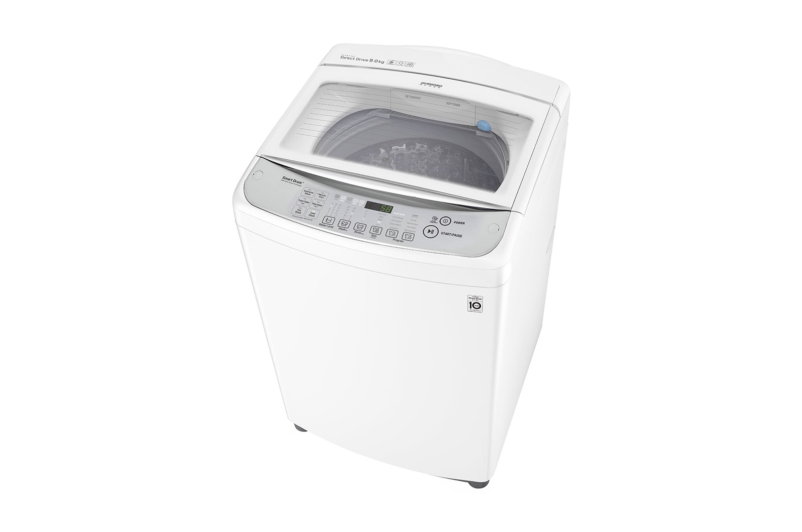 9kg Top Load Washing Machine with 6 Motion Direct Drive Smart THINQ WTG9032WF LG AU