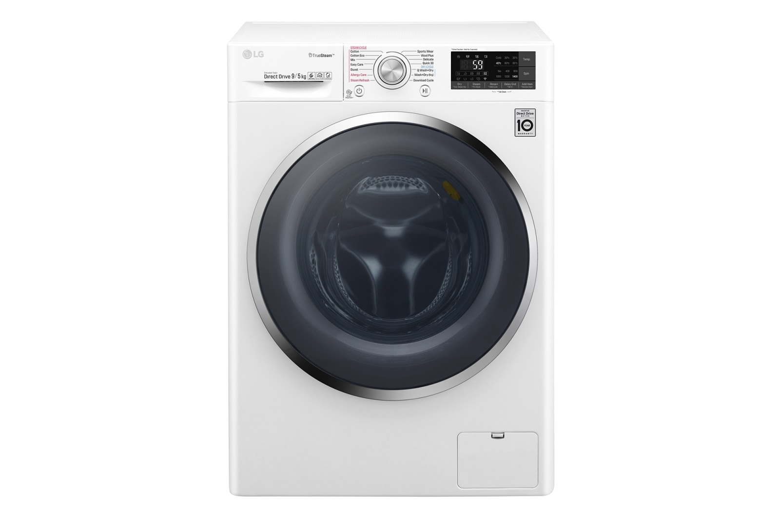 LG WTW1409HCW Front Load Washer Dryer Combo