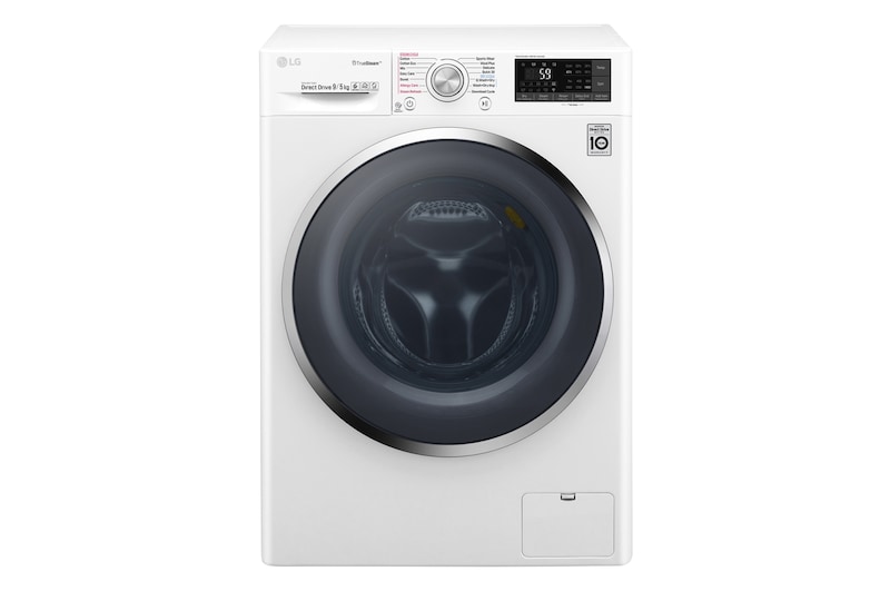 LG 9kg/5kg Front Load Washer Dryer Combo with True Steam®, WTW1409HCW