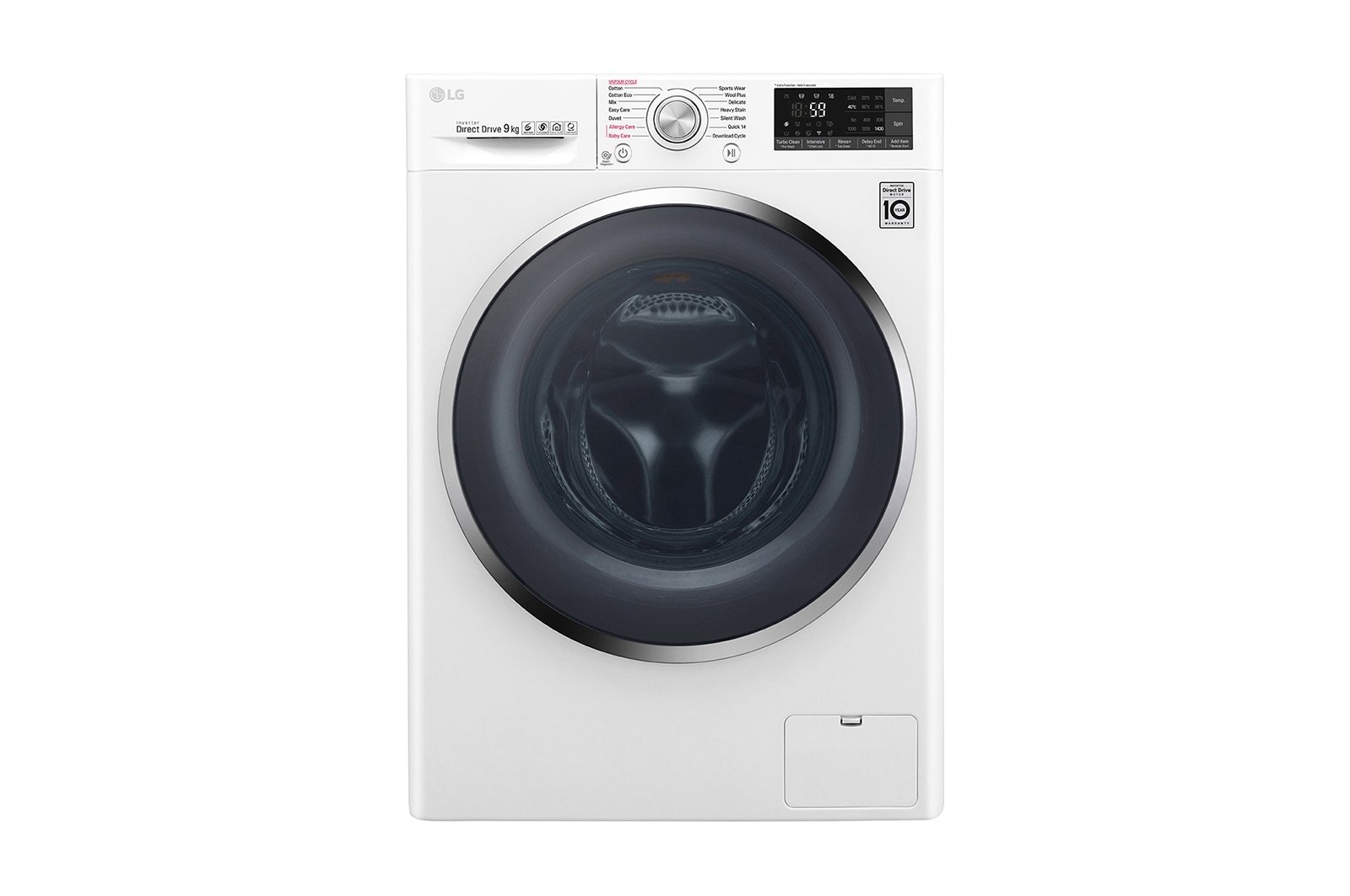 LG WTW1409VCW Front Load Washer
