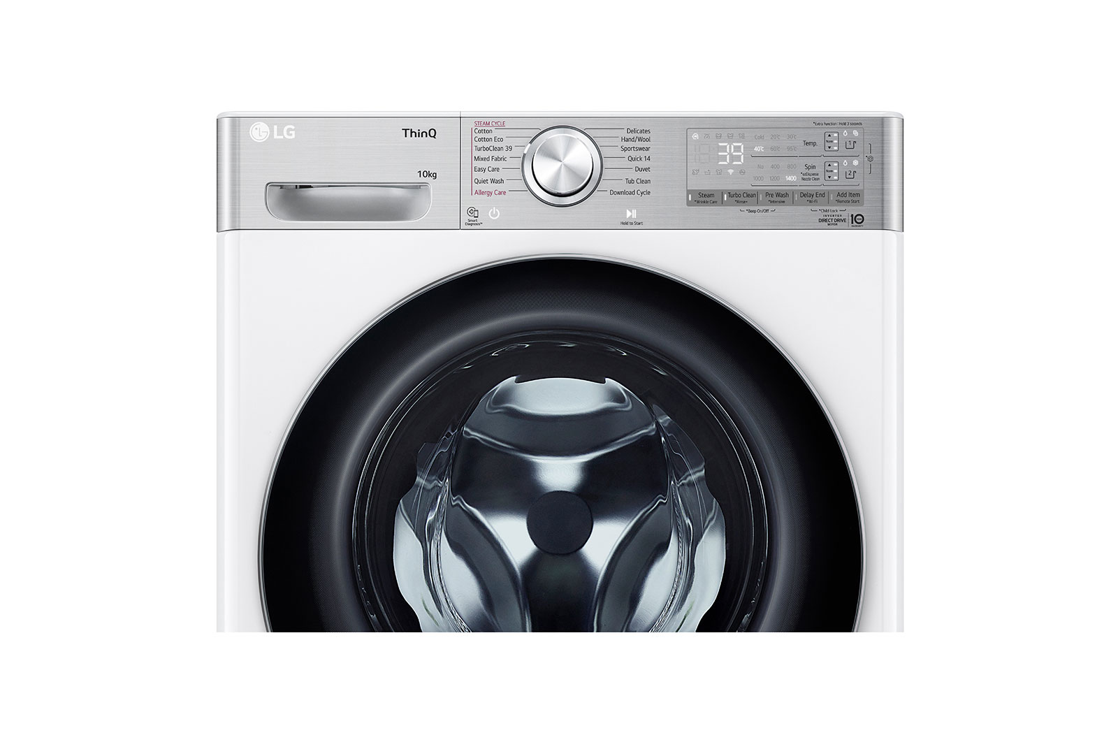 LG 10kg Series 10 Front Load Washer - ezDispense, WV10-1410W