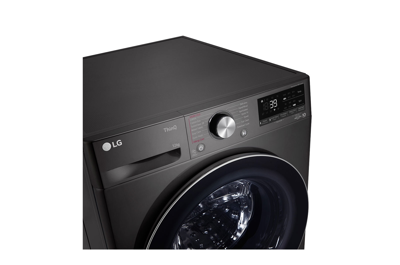 Lg series 9 12kg front load washing machine with turbo clean 360 hotsell