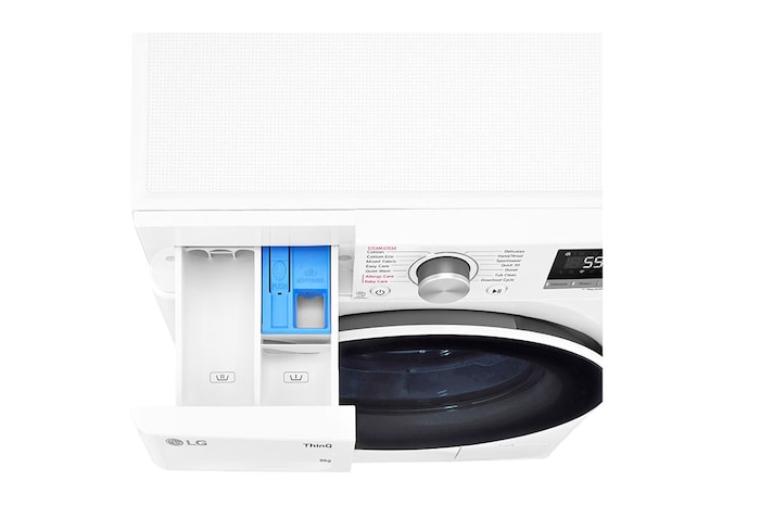 LG 9kg Series 5 Front Load Washer - Steam, WV5-1409W