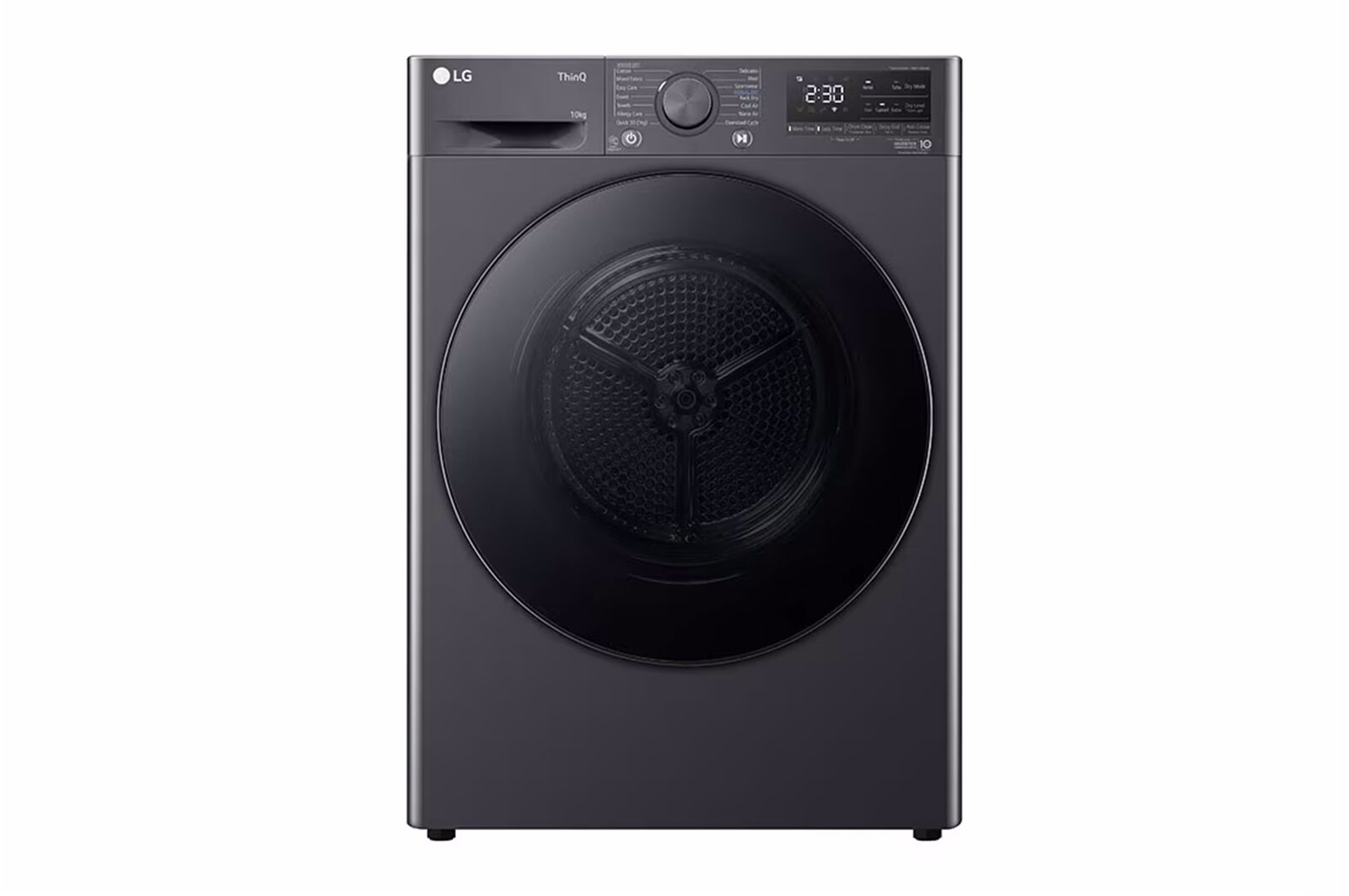 LG 10kg Series 6 Front Load Washing Machine + 10kg Series 5 Heat Pump Dryer Bundle - Grey Finish, WV6-1410SG