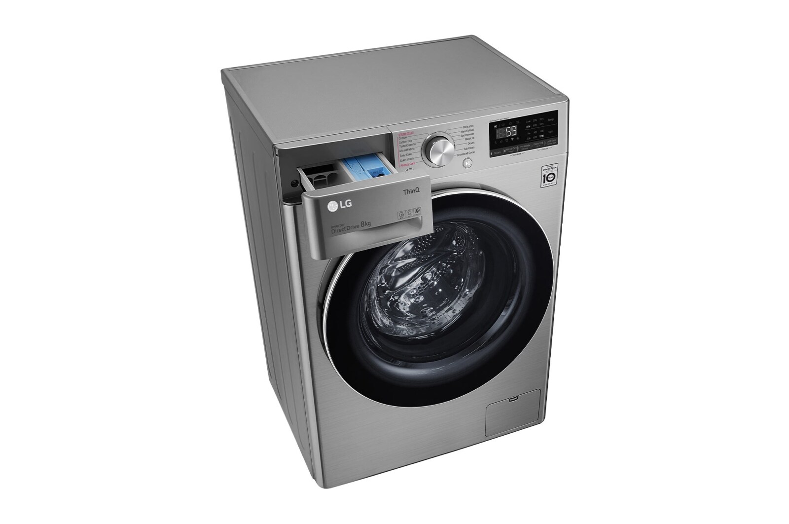 LG 8kg Front Load Washing Machine with Steam+, WV7-1208V