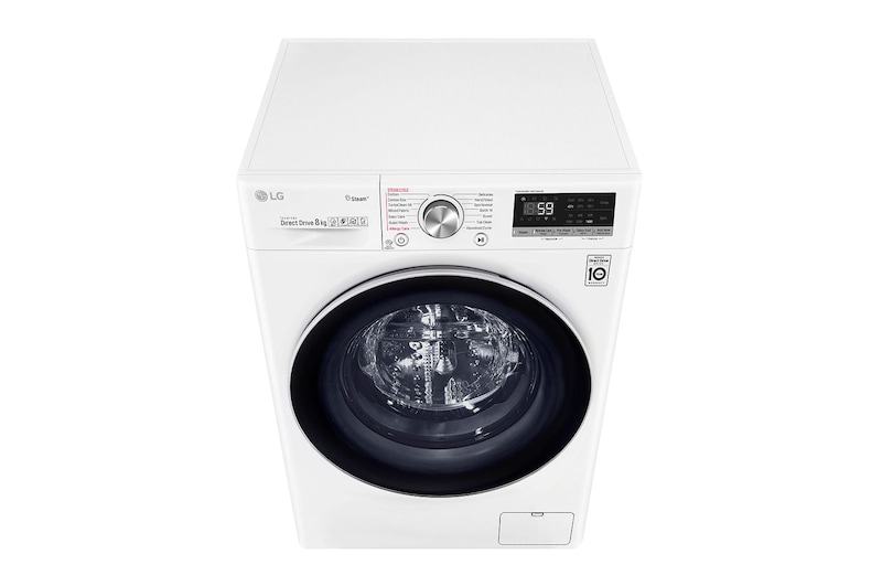 LG 8kg Front Load Washing Machine with Steam+, WV7-1408W