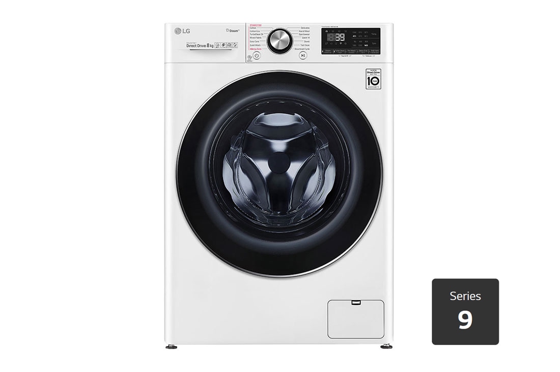 8kg Front Load Washing Machine with Steam WV9 1408W LG AU
